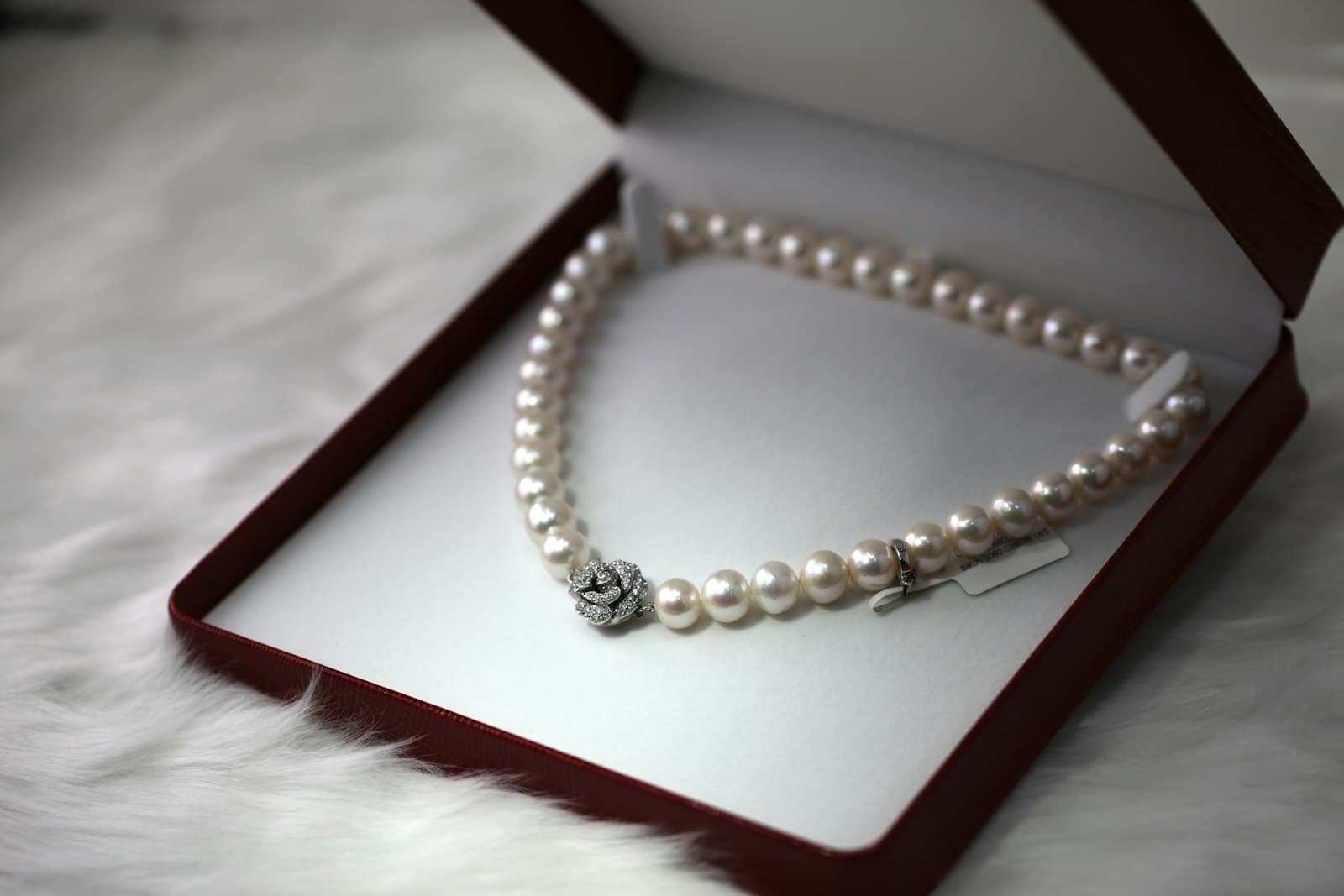 Fine jewelry on a pale ground